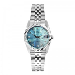 Bonia BNB10550-3388 Silver Turquoise SAPPHIRE Lady